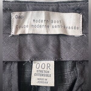 GAP Charcoal Modern Boot Pants
